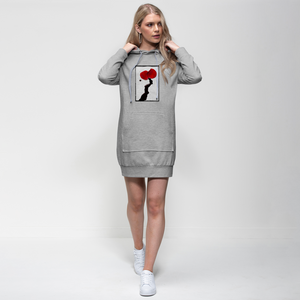 Flowers bleed too Premium Adult Hoodie Dress