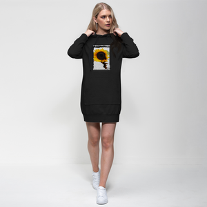 Flower Down Premium Adult Hoodie Dress