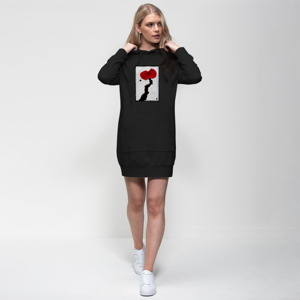 Flowers bleed too Premium Adult Hoodie Dress