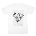 Broken Heart Premium Sublimation Adult T-Shirt