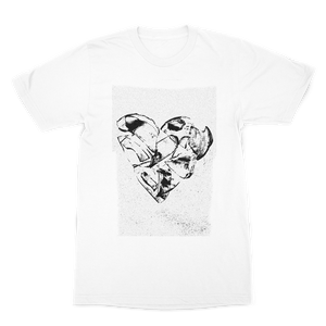 Broken Heart Premium Sublimation Adult T-Shirt